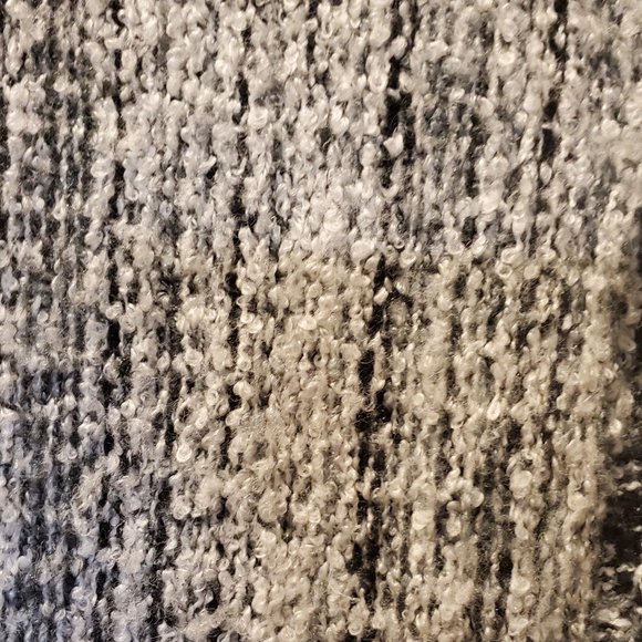 Vintage, fringed, zip-up cardigan sweater - Picture 5 of 6